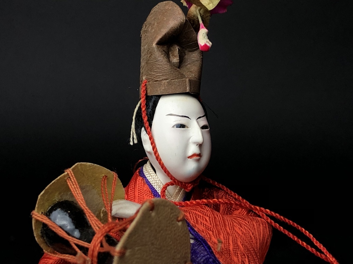 Antique geisha dolls